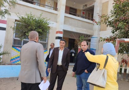 متابعة وكيل ادارة قها لمدارس الإدارة.