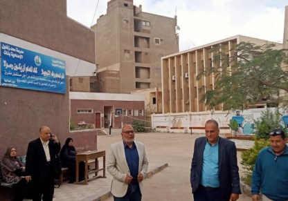 وكيل إدارة بنها يتفقد مدرسة سعد زغلول 