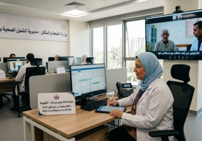 العمل على قدم وساق لمديرية الشئون الصحية 