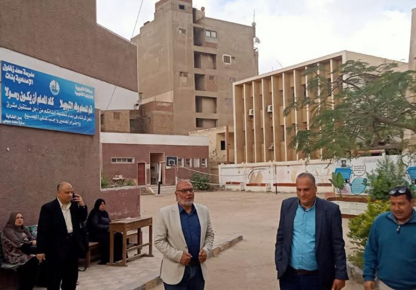 وكيل إدارة بنها يتفقد مدرسة سعد زغلول 