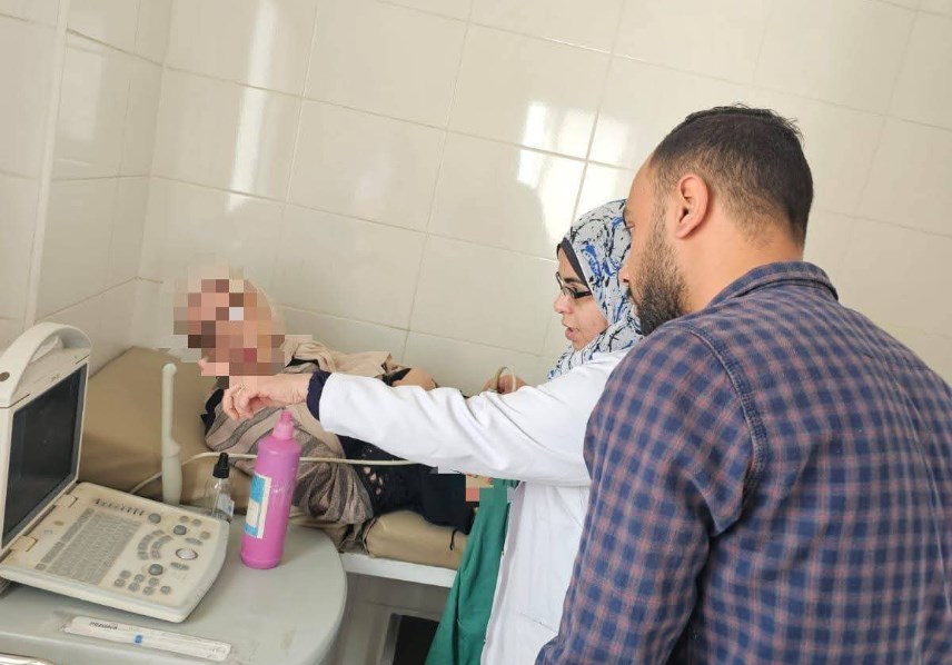 جانب من تدريب أطباء الامتياز 