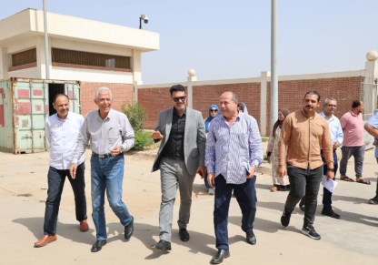 مستشار مجلس الوزراء يتفقد محطة صرف بلتان 