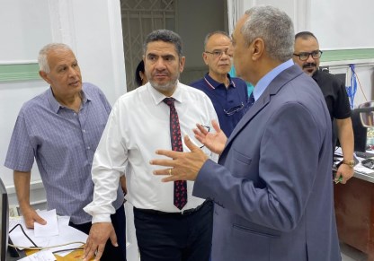 د. سعد عسل في متابعة امتحانات أخر العام