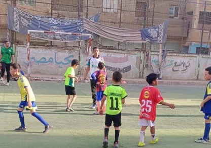 تدريبات كرة القدم بمركز شباب طنان