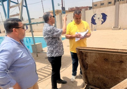 غلق حمامات سباحه مخالفة