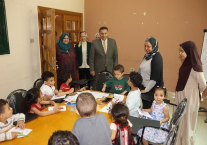 جولة تفقدية داخل مكتبة مصر العامة 
