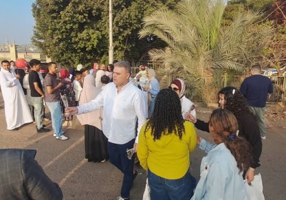 اللواء عبد العظيم محمد سعيد يشارك في احتفال العيد 