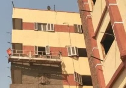 دهان واجهات العقارات على الطريق الدائري