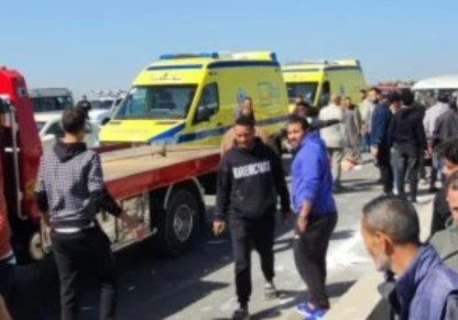 حادث تصادم ببنها