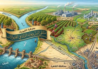 جغرافية القليوبية: ملتقى النيل وبوابة الدلتا في القليوبية الآن