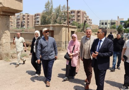 محافظ القليوبية يتفقد محلج القطن الأثري بالقناطر الخيرية