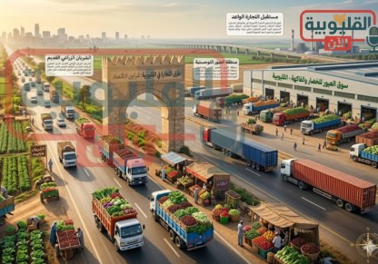 طرق التجارة في القليوبية