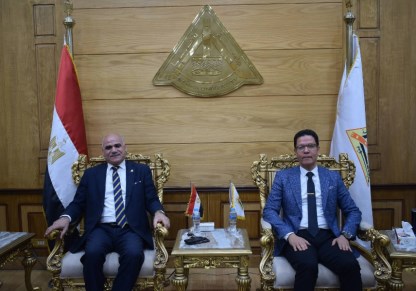 الجيزاوي يستقبل رئيس مجلس أمناء جامعة جنوب الوادي الأهلية