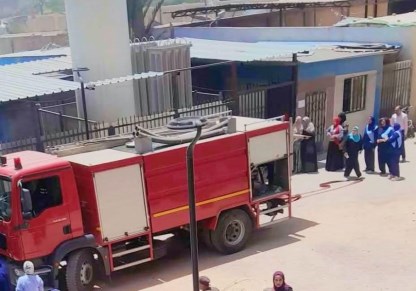 الحماية المدنية تُسيطر بسرعة على حريق محدود بغرفة سباكة في مستشفى حميات طوخ دون خسائر