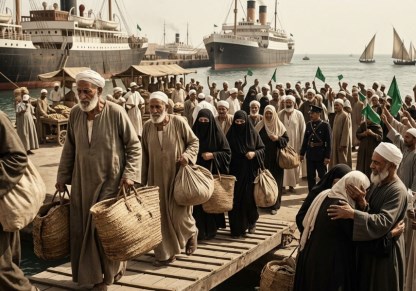 رحلة العمر من قرى الدلتا إلى بيت الله الحرام.