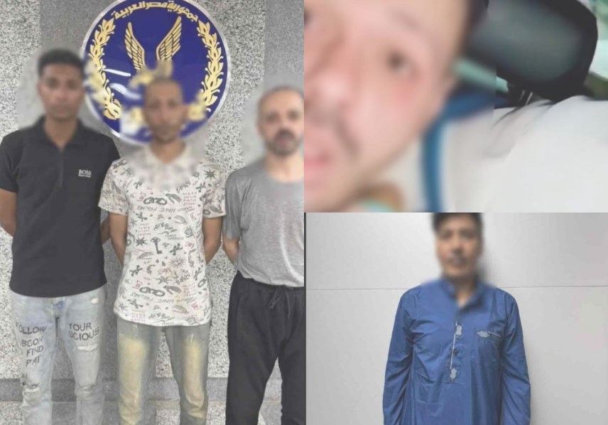 ضبط المتهمين في واقعة ضرب شاب