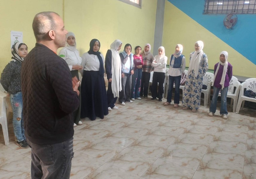 فريق الكشافة بمركز شباب ميت نما 