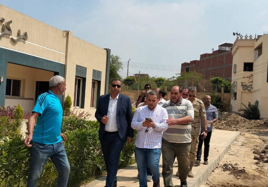 الفرماوي أثناء متابعات مراكز شباب القليوبية 
