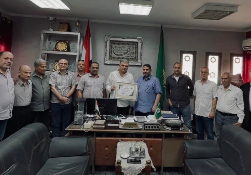 اللواء عبدالعظيم محمد سعيد في ضيافة إدارة بنها 