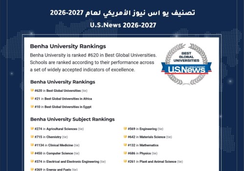 جامعة بنها تحصد مراكز عالمية 
