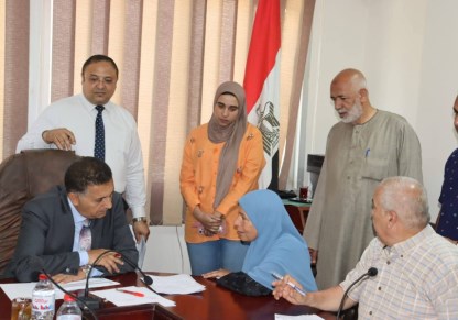 لقاء جماهيري لمحافظ القليوبية بمدينة طوخ 