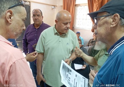 نائب رئيس مدينة قليوب يتابع أداء المركز التكنولوجي 