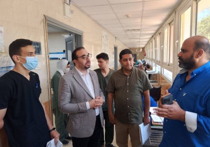 جولة لوكيل صحة القليوبية بمستشفى الصدر بالمرج 