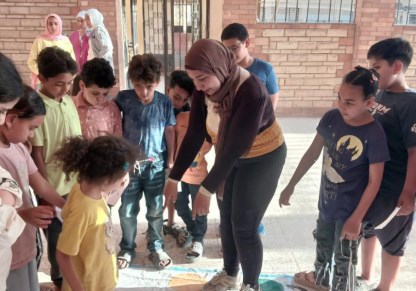 أنشطة  فنية وثقافية بمركز شباب القلج 