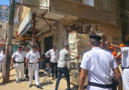 حملة للقضاء على الاشغالات بطوخ