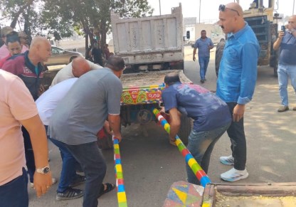 حملة مكبرة بحي شرق شبرا الخيمة 