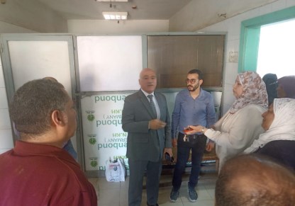 الشلقاني يتفقد المركز الطبي بطوخ