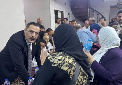 النائب أشرف أمين يلتقي أهالي شبرا الخيمة