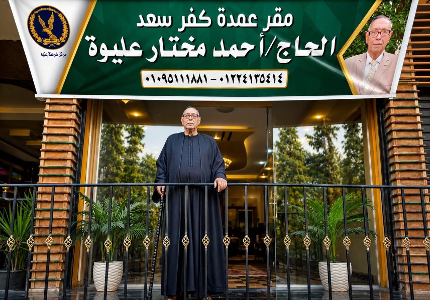 احمد مختار عليوة عمدة كفر سعد 