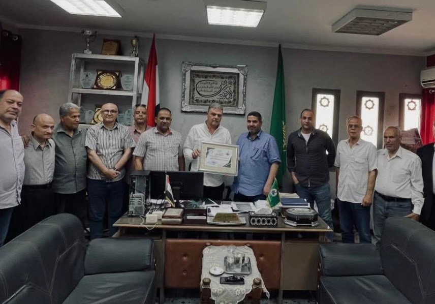 اللواء عبدالعظيم محمد سعيد في ضيافة إدارة بنها 