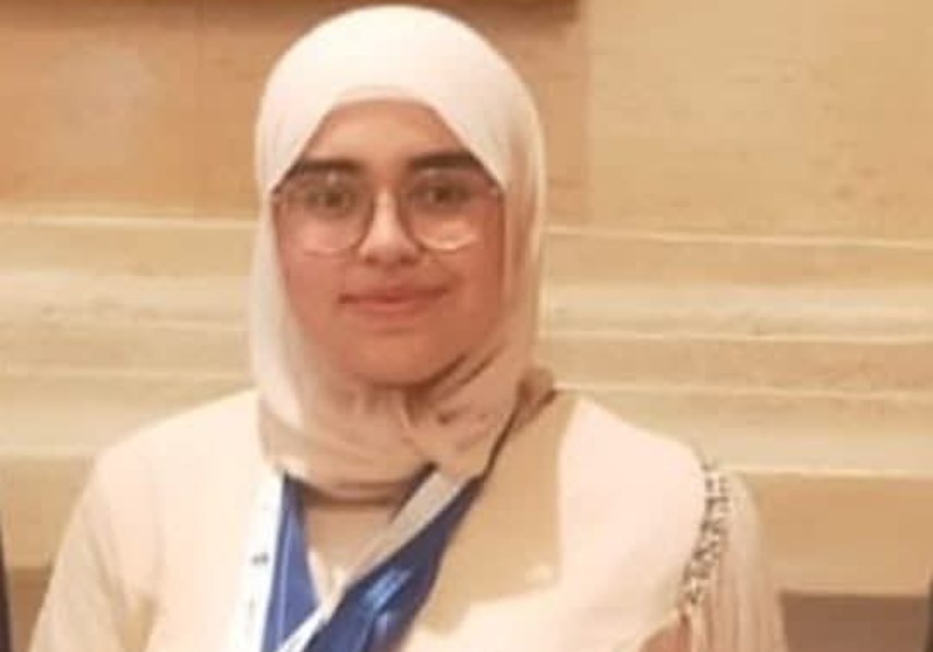                     الطالبة رحمة محمد فتحي