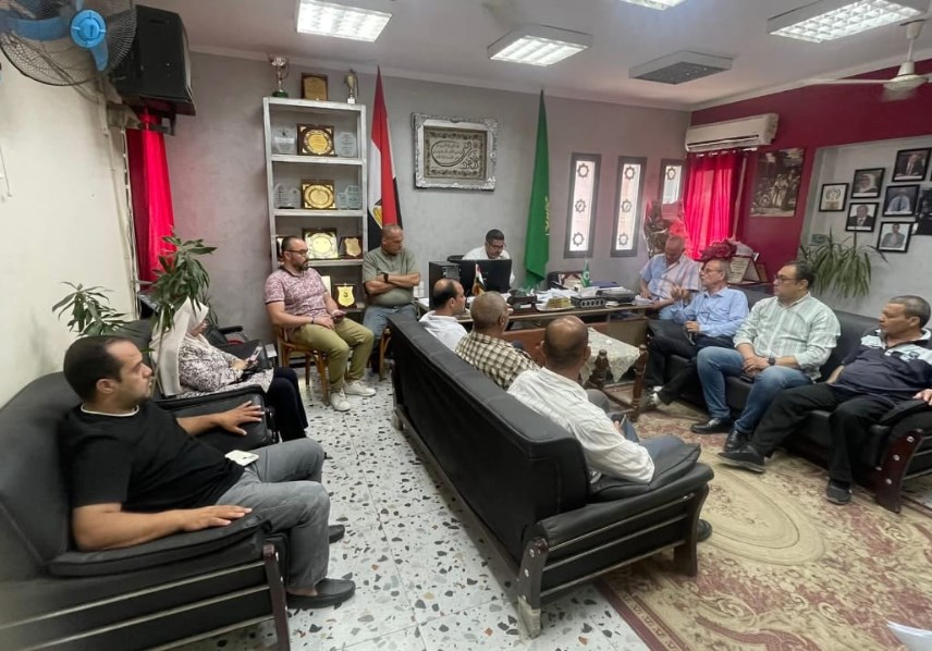 اجتماع تعليم بنها استعدادا لامتحانات الثانوية العامة 