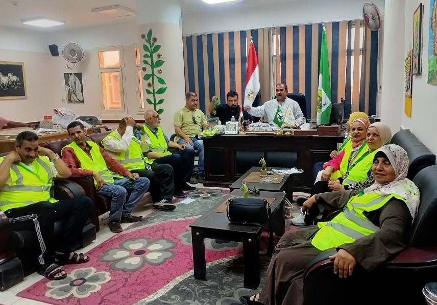 اجتماع إدارة العبور لتوزيع المهام 