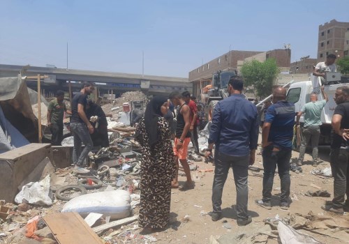 حملة مكبرة بناحية حي غرب شبرا لإعادة الانضباط 