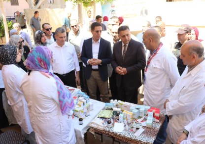 قافلة تنموية شاملة بقرية طحلة 