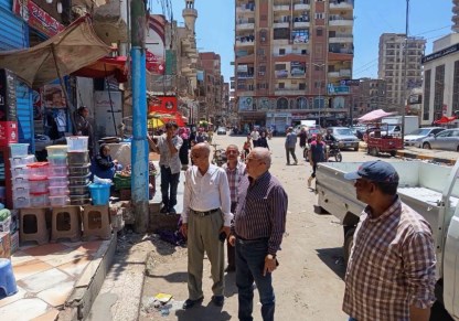 حملة مكبرة لإزاله الاشغالات بطوخ