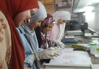 جانب من عمل المشروعات 