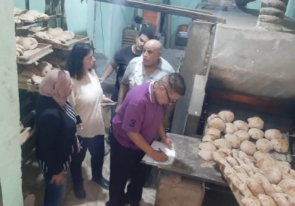 حملة تموينية على المخابز وضبط مخالفات