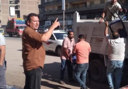 حملة لإزالة الاشغالات بحي شرق شبرا
