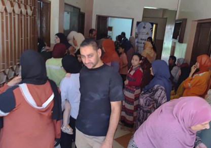 قافلة طبية بمركز شباب نقباس