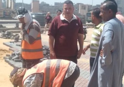 رصف طريق اسكو بهتيم وتطوير المنطقة 