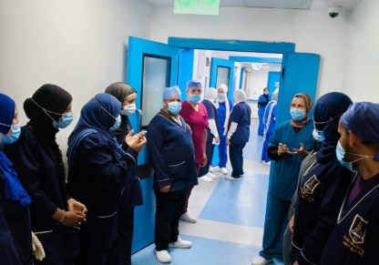 برنامج تدريبي للطاقم الطبي بمستشفى بنها الجامعي 