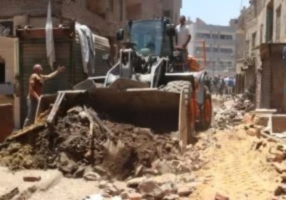 إزالة المخالفات القديمة بالسوق