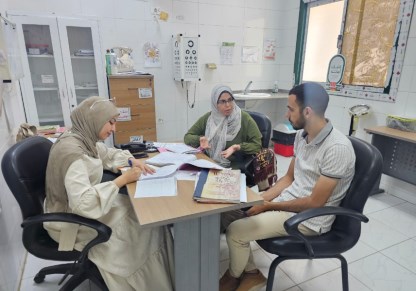 استمرار البرنامج التدريبي الميداني لأطباء الامتياز بـ طب بنها