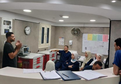 مستشفيات جامعة بنها تواصل برامجها التدريبية