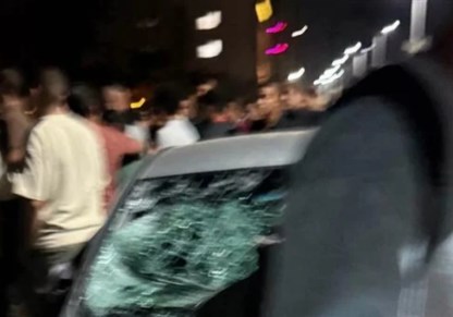 حادث شارع القسم بمنطقة الفلل بمدينة بنها